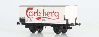 Dekas DK-872145 - H0 - Gedeckter Güterwagen Carlsberg, DSB, Ep. III - Wagen 1